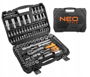 NEO Zestaw kluczy 108 elementów 1/2' 1/4' 10-212