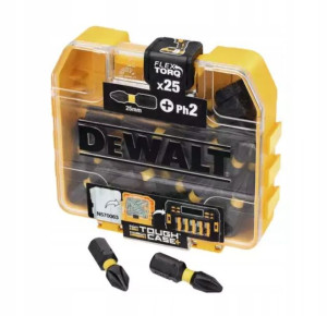 Zestaw Bity Udarowe Ph2 25mm 25szt Dt70555t Dewalt