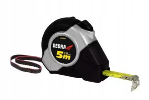 Miarka, taśma miernicza DEDRA M593P 5m, 19mm