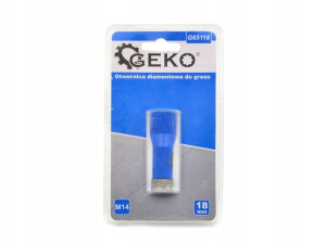 GEKO Otwornica diamentowa do gresu 18mm M14 G65118