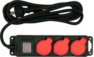 Yato Yt-81240 Przedłużacz Ip 44 3gniazda 3m 1,5mm2
