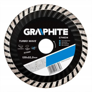 Graphite Tarcza Diamentowa 125x22,2 Turbo 57h634