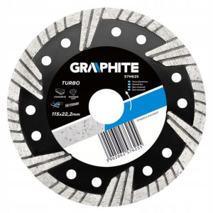 Tarcza Diamentowa 115x22,2mm Turbo Graphite 57h625