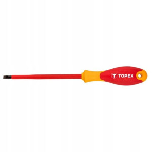 TOPEX Wkrętak płaski 1000V, 5.5x125mm CrMo 39D473