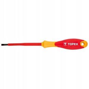 TOPEX Wkrętak płaski 1000V 4.0x100mm CrMo 39D472