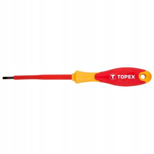 TOPEX Wkrętak płaski 1000V 3.0x100mm CrMo 39D471