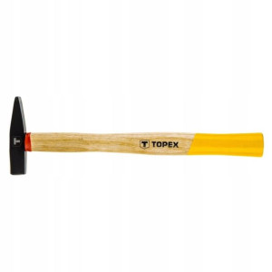 TOPEX Młotek ślusarski 100g trzon drewniany 02A401
