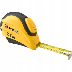 TOPEX Miara zwijana stalowa 7.5 m x 25 mm 27C387