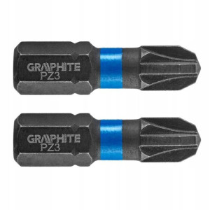 Graphite Bity Udarowe Pz3x25mm 2 Szt. 56h505