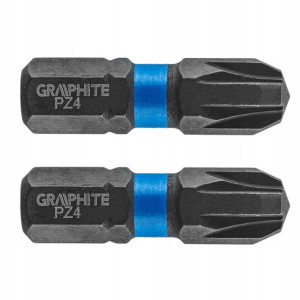 Graphite Bity Udarowe Pz4x25mm 2 Szt. 56h506