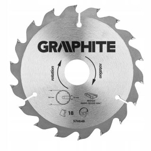 Graphite Tarcza Widiowa 165x30mm 18 Zębów 57h648
