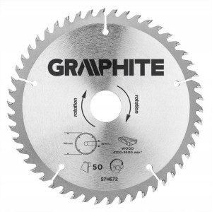 Graphite Tarcza Widiowa 190x30mm 50 Zębów 57h672