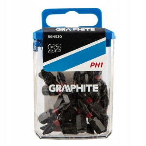 Bity udarowe PH1 x 25mm 20 szt. GRAPHITE 56H530
