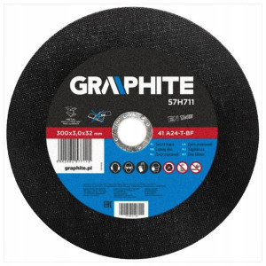 Graphite Tarcza Tnąca Do Metalu 300x3x32mm 57h711