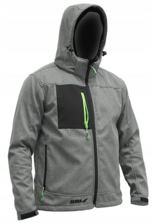 Dedra Kurtka Męska Softshell Z Kapturem Bh61ks-l