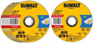 Tarcza do cięcia INOX 125mm DeWalt DT3507 X10SZTUK