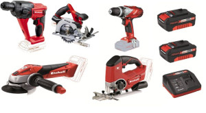Einhell Zestaw Elektronarzędzi Aku 18v 5,2 Ah