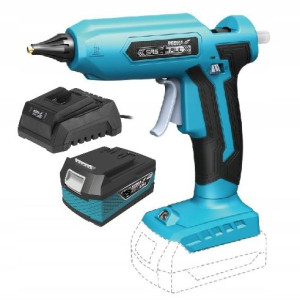 Pistolet do kleju akumulatorowy 18V SAS+ALL 4AH