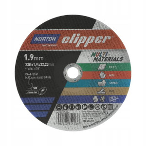 Tarcza Do Cięcia Multi Norton Clipper 230*1,9*22,2