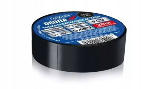 Taśma elektroizolacyjna PVC DEDRA czarna 19mmx33m
