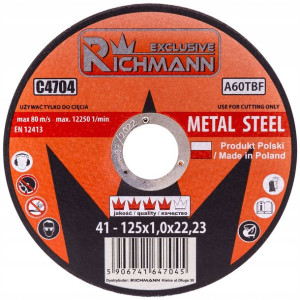 Richmann Tarcza Do Cięcia Metalu 230x2,5 C4713