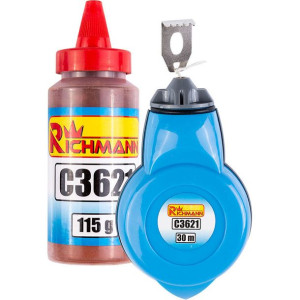 Richmann Sznurek Traserski 30m +kreda Czerw. C3621