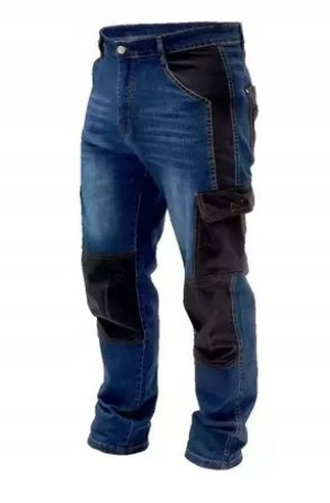 Dżinsy robocze, spodnie z denimu DEDRA BH45SP-M
