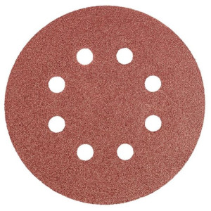 Krążki ścierne 125mm K80 5 szt. z8 otworami 55H941