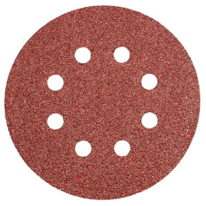 Krążki ścierne 125mm K40 5 szt. z8 otworami 55H939