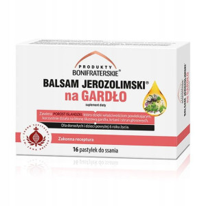 Balsam Jerozolimski na gardło 16 pastylek