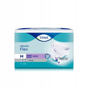 Pieluchomajtki TENA Flex ProSkin Maxi M 22szt.
