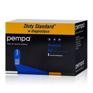 PEMPA paski do pomiaru poziomu glukozy 50 szt.