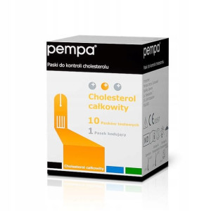 PEMPA paski do pomiaru cholesterolu 10 szt.