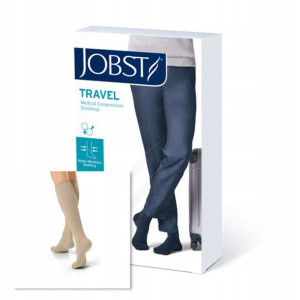 Podkolanówki uciskowe JOBST TRAVEL beżowe rozm. 2