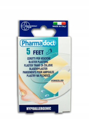Pharmadoct Plastry hydrokoloidowe na pęcherze 5szt
