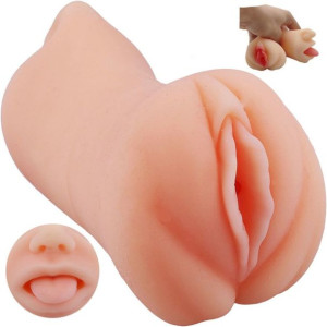Podwójny Masturbator - Cipka Plus Usta