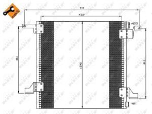 NRF 35526 Skraplacz, klimatyzacja