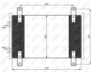 NRF 35501 Skraplacz, klimatyzacja