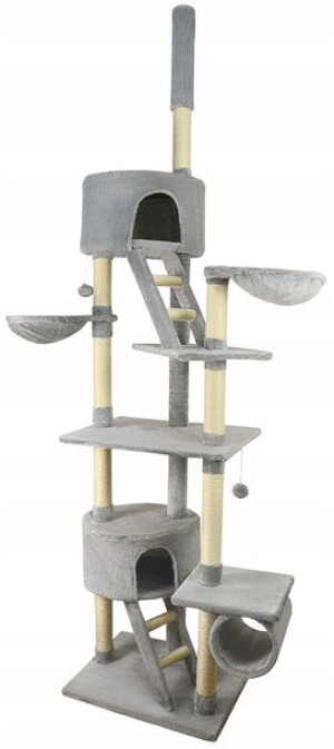 Drapak Sufitowy Dla Kota Wysoki Duży 240 - 260 Cm