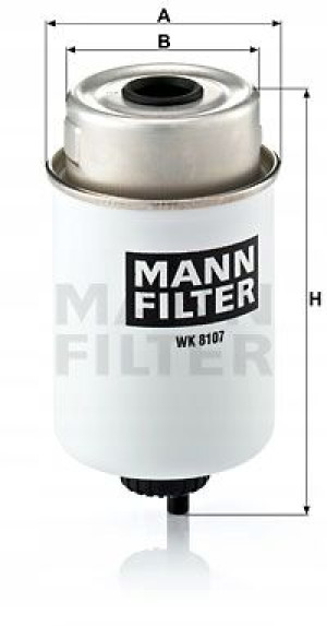 WK 8107 MANN-FILTER Filtr paliwa