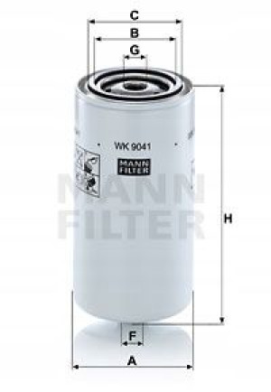 WK 9041 x MANN-FILTER Filtr paliwa