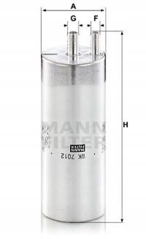 WK 7012 MANN-FILTER Filtr paliwa