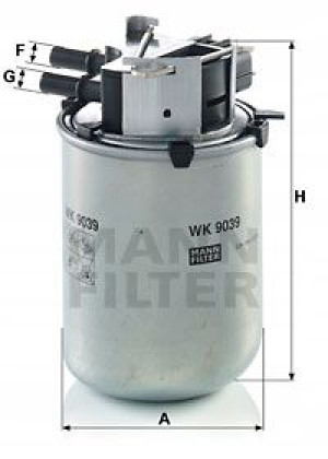 WK 9039 MANN-FILTER Filtr paliwa