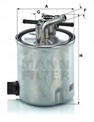 WK 9067 MANN-FILTER Filtr paliwa