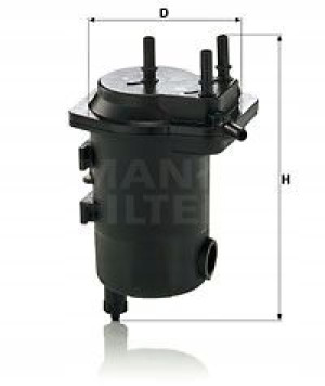WK 939/17 x MANN-FILTER Filtr paliwa