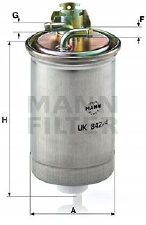 WK 842/4 MANN-FILTER Filtr paliwa
