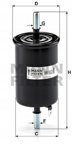 WK 55/2 MANN-FILTER Filtr paliwa