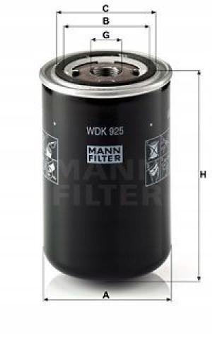 WDK 925 MANN-FILTER Filtr paliwa