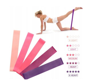 Zestaw Gum Oporowych Gum Do Ćwiczeń Fitness 5 Szt