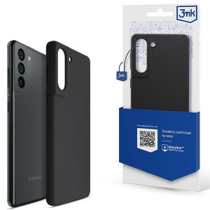 Etui 3MK Silicone Case Samsung Galaxy S21 FE czarny/black
